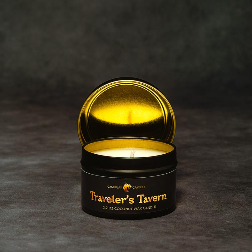 DnD Candles Traveler's Tavern Tin with Lid