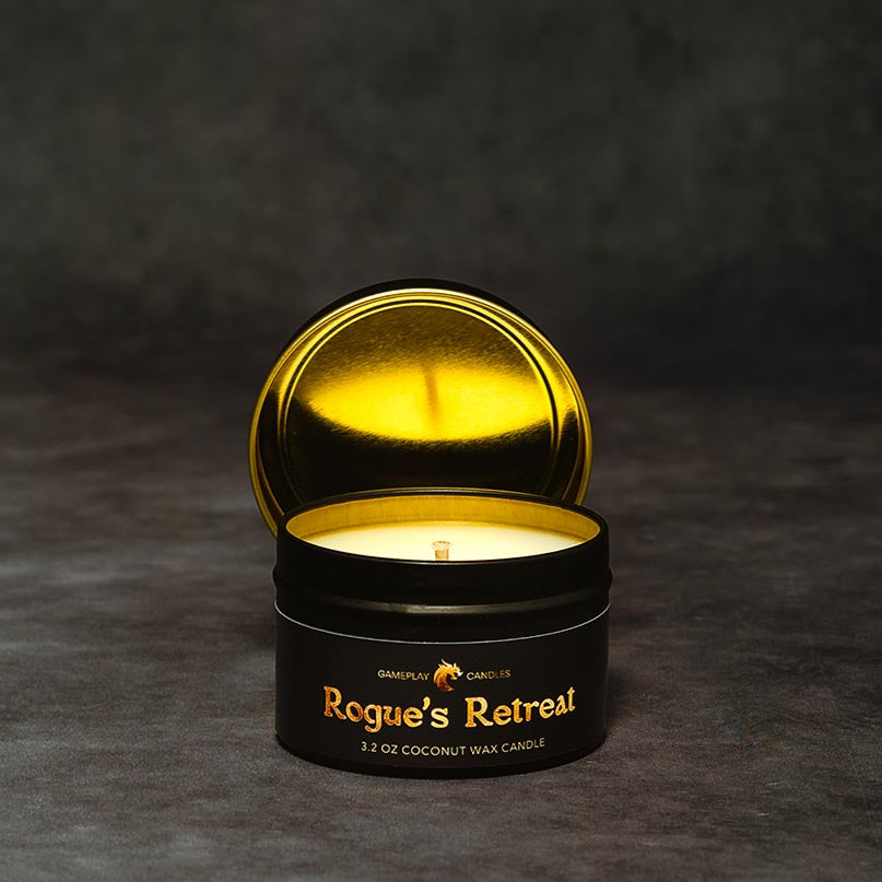DnD Candles Rogue's Retreat Tin with Lid